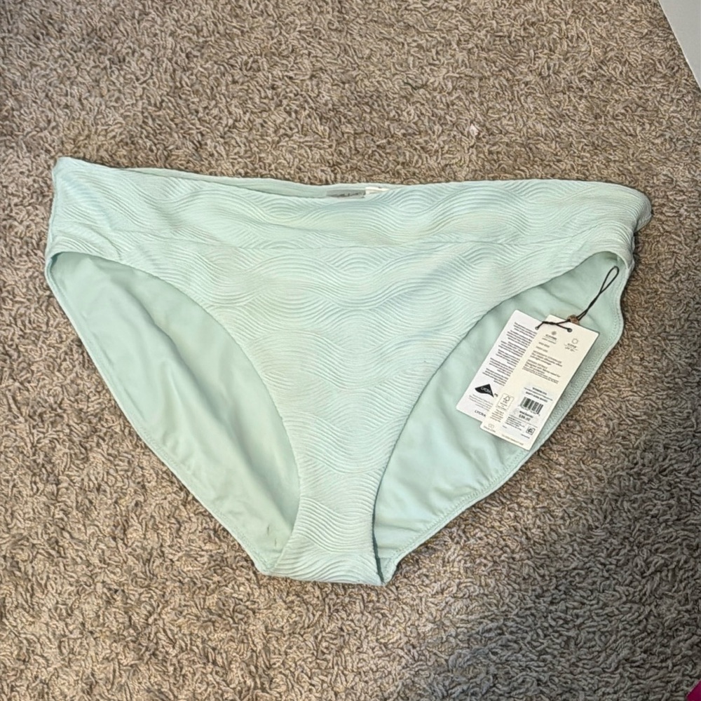 CALIA Mint Mid Rise Bikini Bottom - NWT